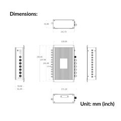 SV900 5G Industrial Vehicle Gateway | VIS555-SV900 (5G Router C/W VPN)
