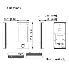 Face Access Terminal | DS-K1T344MFX-E1