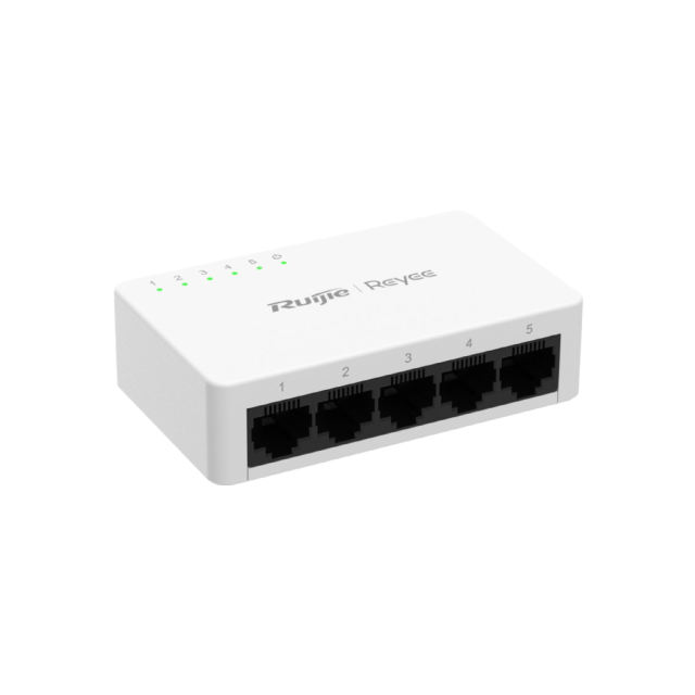 5-Port 10/100/1000 Mbps Unmanaged Non-PoE Switch | RG-ES05G-L