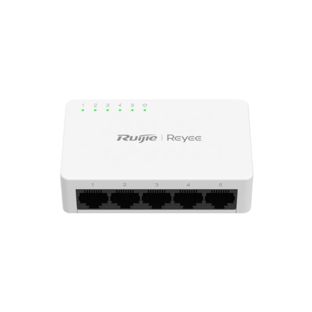 5-Port 10/100/1000 Mbps Unmanaged Non-PoE Switch | RG-ES05G-L