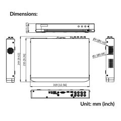 8-ch 1080p 1U H.265 AcuSense DVR | iDS-7208HQHI-M1/XT