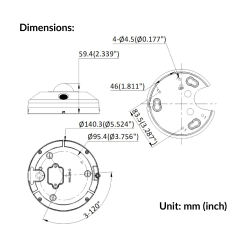 6MP DeepinView Fisheye Network Camera | DS-2CD6365G1-IVS