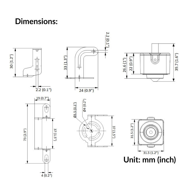 Covert Network Camera | DS-2CD2D25G1-D/NF(2.8mm)