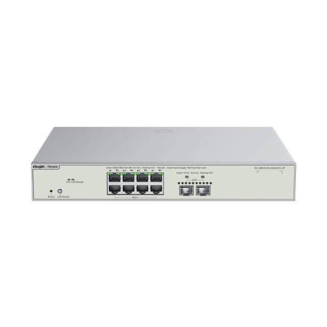 8-Port Muti-Gigabit Layer 2 Managed Switch | RG-NBS3300-8MG2XS-P