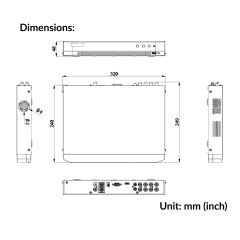 8-ch 5 MP 1U H.265 AcuSense DVR | iDS-7208HUHI-M1/X