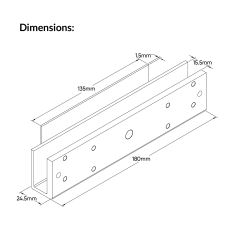 Ebelco U Bracket | Ebelco-U1-600 (U Bracket)