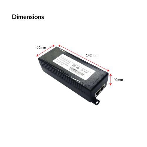 MESILIX 60W POE Injector | MS-XA-MSLPSE101
