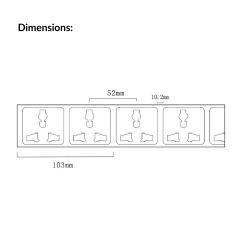 Power Distribution Unit (6 Ways)