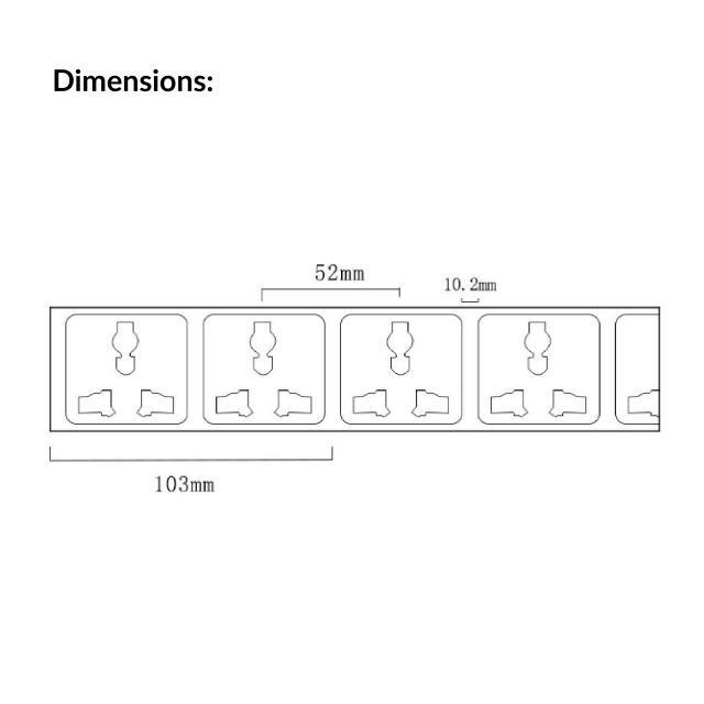 Power Distribution Unit (6 Ways)