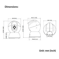 2MP Indoor Fixed PT Network Camera | DS-2CV2Q21G1-IDW (W)