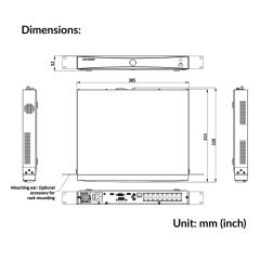 16-ch PoE 1U K Series AcuSense 4K NVR | DS-7616NXI-K2/16P(D)