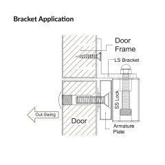 Ebelco 800lbs L Bracket | Ebelco-LS-SS800 (Outdoor L Bracket)