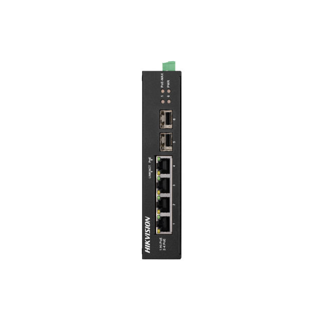 4 Port Gigabit Unmanaged Harsh POE Switch | DS-3T0506HP-E/HS