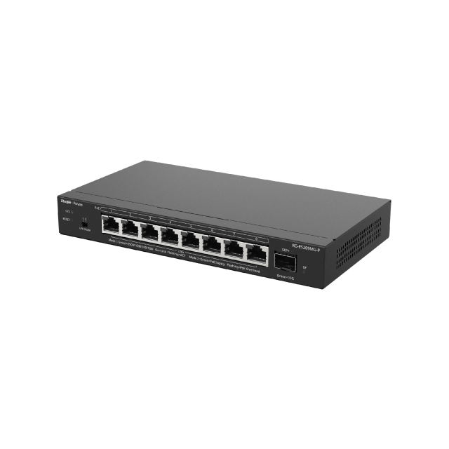 8-Port 2.5G Cloud Managed PoE Switch | RG-ES209MG-P