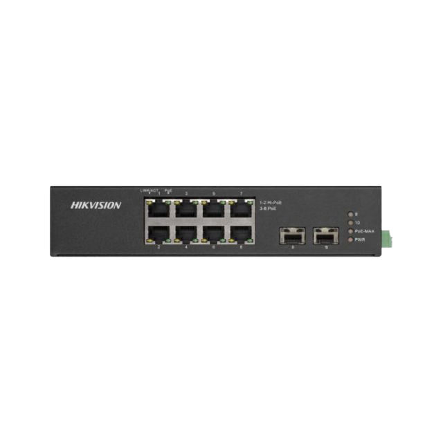 8 Port Gigabit Unmanaged Harsh POE Switch | DS-3T0510HP-E/HS