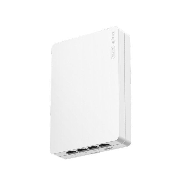 Wi-Fi 6 AX3000 Dual-Band Multi-Port Wall-Plate AP | RG-RAP62-Wall