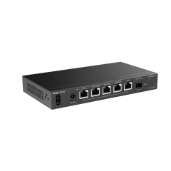 5-Port (4 PoE/PoE+) 2.5G Cloud Managed Router, 1 x 10G Port | RG-EG406XS-P