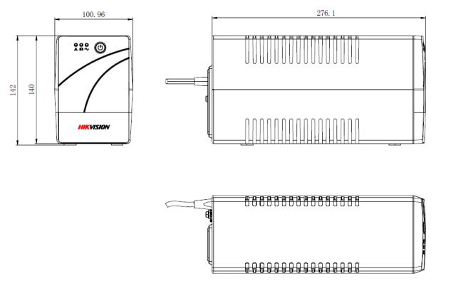 1000VA/600W,Backup UPS with built-in battery | DS-UPS1000-R/UK(HWDZ)