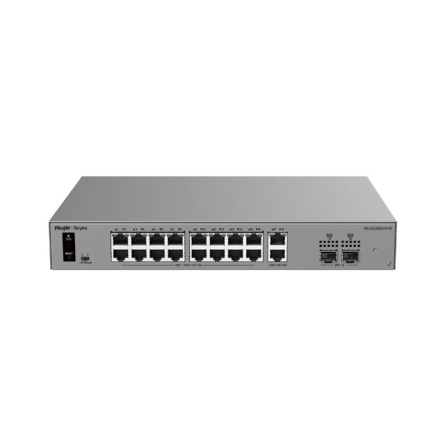 20-Port Gigabit Smart Cloud-Managed PoE Switch | RG-ES220GS-P-V2