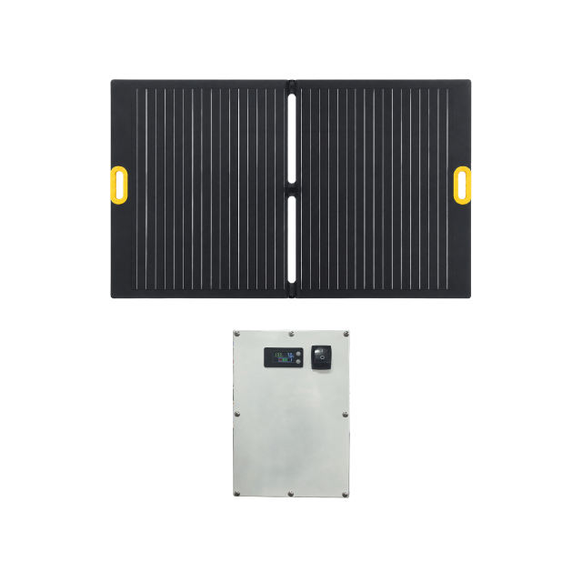 Portable Power Control Box Set c/w Tripod & 120W Flexible Panel | VSL-OPS320180115