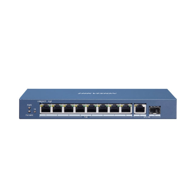 8 Port Gigabit Unmanaged PoE Switch | DS-3E0510P-E/M(B)