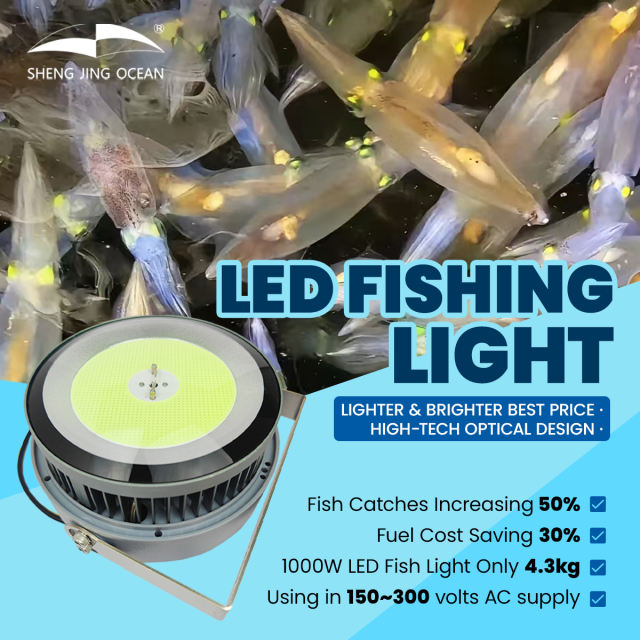 SJ1000-4D Cyan Fishing Light