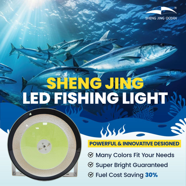 SJ1000-4D Cyan Fishing Light