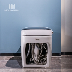 Capteur de pied électrique automatique rinçage défécation fesses lavage base en céramique une pièce toilettes intelligentes