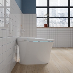 Herstellung hochwertiger einteiliger Badezimmer Siphonic Flush Sanitärkeramik Mobile Reinigung Keramik Toilettenset