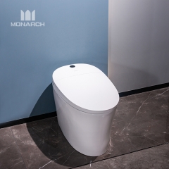 Moderne automatique LED une pièce automatique autonettoyant capteur de toilettes publiques chasse d'eau électronique toilettes à chasse d'eau automatique