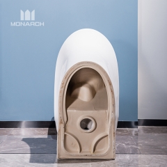 Hotel Mikrokristallin Leicht zu reinigende Glasur Farbige Badezimmer WC Keramik Bodenhalterung Wasser Wasserlose Toilette