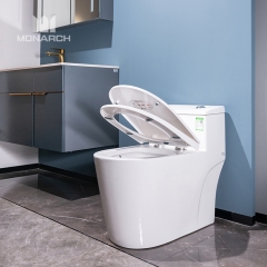 Trendprodukte Sanitärkeramik S-Trap Larqe Bend Siphon Lochabsaugung Einteilige WC Keramiktoilette