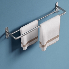 Juego de accesorios de accesorios de accesorios de baño de baño de aluminio de espacio negro elegante y blanco cromado de lujo europeo