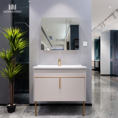 Meuble de salle de bain vasque en céramique Meuble de salle de bain Meuble de salle de bain moderne
