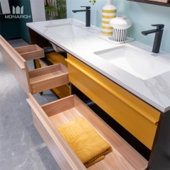 Monarch im europäischen Stil moderne verspiegelte Badezimmerschränke-Eitelkeiten-Set
