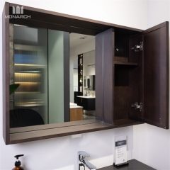 Armazenamento de armário de banheiro de piso de design simples