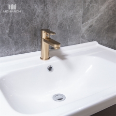 Combinación de lavabo y gabinete de baño con tocador y mueble de baño en dos tonos Monarch