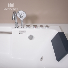 Modern Freestanding Bath Tub Adult Acrylic Soaking Corner Bathtub