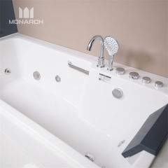 Modern Freestanding Bath Tub Adult Acrylic Soaking Corner Bathtub