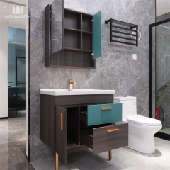 Monarch Two-tone Bathroom Cabinet Vanity Bathroom Sink and Cabinet Combination