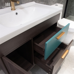 Monarch Two-tone Bathroom Cabinet Vanity Bathroom Sink e Cabinet Combination