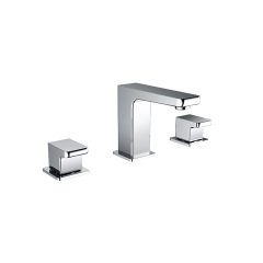 Modern Bathroom Induction Faucet Deck Mount Chrome Plating