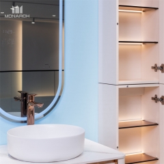 Mueble de baño de hotel simple doble Monarch