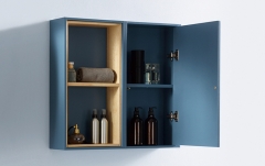 Monarch blue floor-standing bathroom cabinet solid wood quartz stone countertop bathroom cabinet