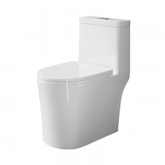 Monarch white floor-standing ceramic toilet