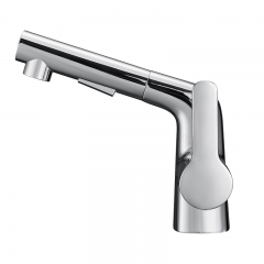 Monarch pull-out retractable hot and cold water faucet