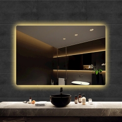 Monarch rectangular smart lighting defogging bathroom mirror