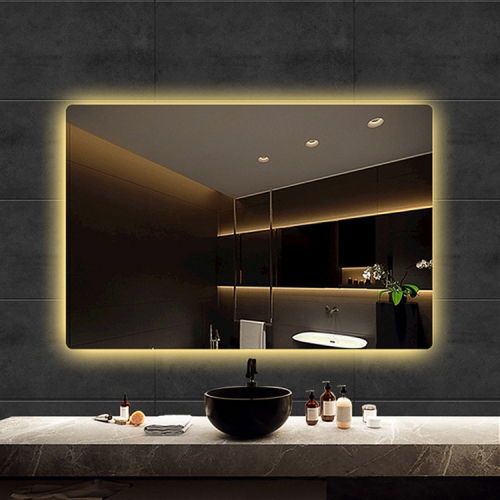 Monarch rectangular smart lighting defogging bathroom mirror