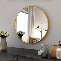 Monarch round smart lighting defogging bathroom mirror