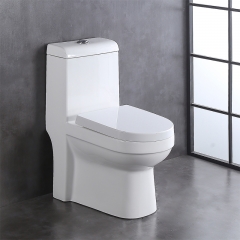 Water Closet Toilet Bowl Ceramic One Piece Wc Short Tank Toilet Bowl